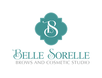 Belle Sorelle Brows and Cosmetic Studio logo design by kunejo