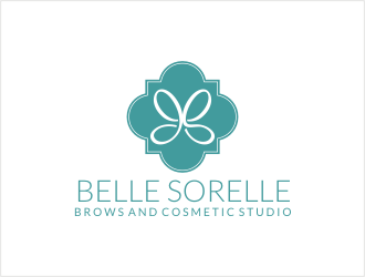 Belle Sorelle Brows and Cosmetic Studio logo design by bunda_shaquilla