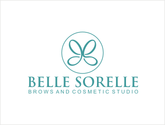 Belle Sorelle Brows and Cosmetic Studio logo design by bunda_shaquilla