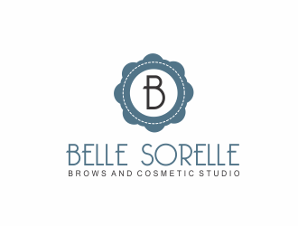 Belle Sorelle Brows and Cosmetic Studio logo design by Louseven