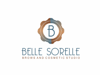 Belle Sorelle Brows and Cosmetic Studio logo design by Louseven