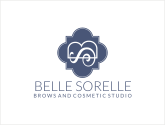 Belle Sorelle Brows and Cosmetic Studio logo design by bunda_shaquilla