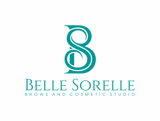 Belle Sorelle Brows and Cosmetic Studio logo design by mutafailan