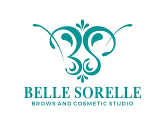 Belle Sorelle Brows and Cosmetic Studio logo design by Mbezz