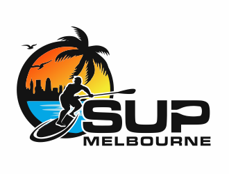 SUP Melbourne  logo design by jm77788