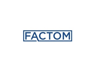 Factom logo design by bricton