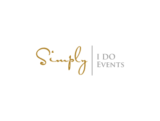 Simply I DO Events logo design by ammad