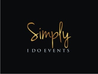 Simply I DO Events logo design by bricton