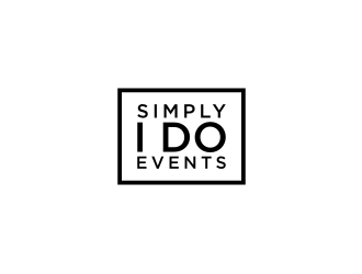 Simply I DO Events logo design by rief