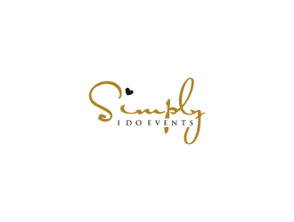 Simply I DO Events logo design by ammad
