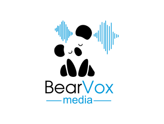 BearVox media logo design by qqdesigns