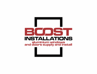 Boost installations  logo design by eagerly