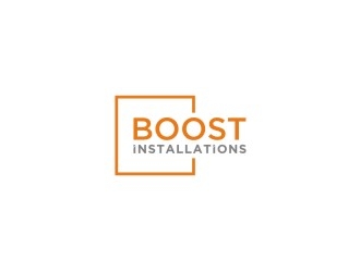 Boost installations  logo design by bricton
