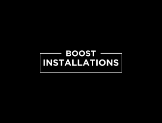 Boost installations  logo design by haidar