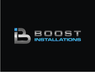 Boost installations  logo design by Asani Chie