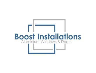 Boost installations  logo design by WoAdek
