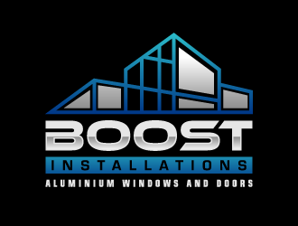 Boost installations  logo design by akilis13