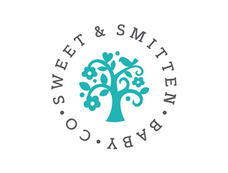 Sweet & Smitten logo design by logolady