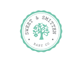 Sweet & Smitten logo design by logolady