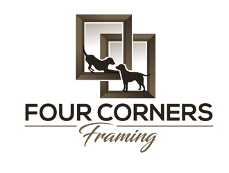 Four Corners Framing logo design by DreamLogoDesign