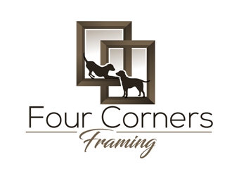 Four Corners Framing logo design by DreamLogoDesign