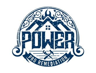 Power Pro Remediation logo design by DreamLogoDesign