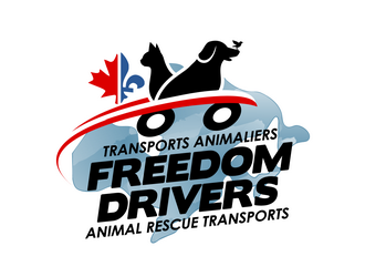 Freedom Drivers Animal Rescue Transports logo design by haze