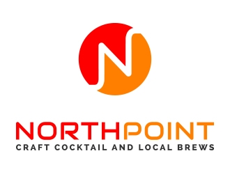 Northpoint (tag line, Craft Cocktail and Local Brews) logo design by aqibahmed