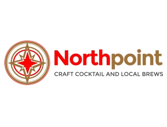 Northpoint (tag line, Craft Cocktail and Local Brews) logo design by aqibahmed