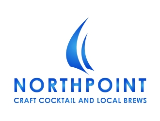 Northpoint (tag line, Craft Cocktail and Local Brews) logo design by aqibahmed