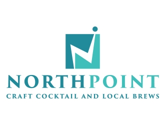 Northpoint (tag line, Craft Cocktail and Local Brews) logo design by aqibahmed