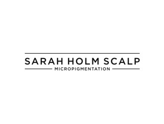 Sarah Holm    Scalp MicroPigmentation logo design by Franky.