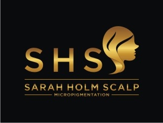 Sarah Holm    Scalp MicroPigmentation logo design by Franky.