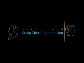 Sarah Holm    Scalp MicroPigmentation logo design by Suvendu