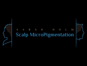 Sarah Holm    Scalp MicroPigmentation logo design by Suvendu