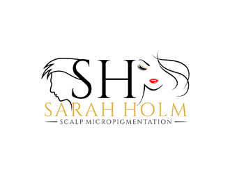 Sarah Holm    Scalp MicroPigmentation logo design by ndaru
