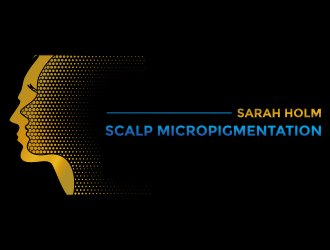 Sarah Holm    Scalp MicroPigmentation logo design by aldesign