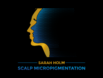 Sarah Holm    Scalp MicroPigmentation logo design by aldesign