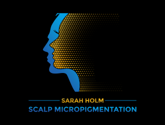 Sarah Holm    Scalp MicroPigmentation logo design by aldesign