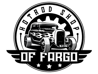 Hot Rod Shop of Fargo logo design by schiena