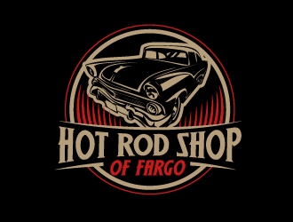 Hot Rod Shop of Fargo logo design by Xeon