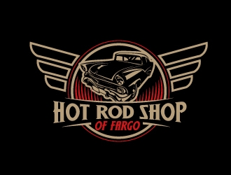 Hot Rod Shop of Fargo logo design by Xeon