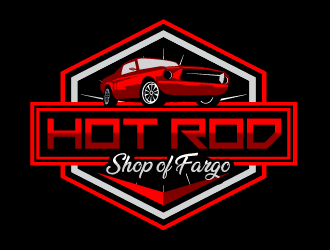 Hot Rod Shop of Fargo logo design by firstmove