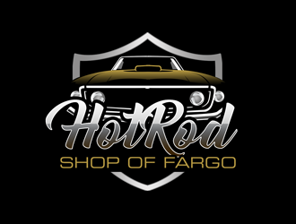 Hot Rod Shop of Fargo logo design by kunejo