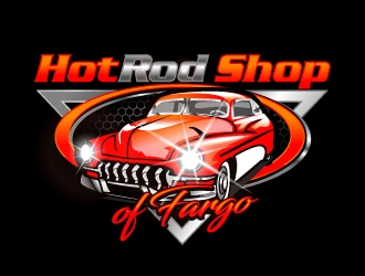 Hot Rod Shop of Fargo logo design by aRBy