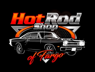 Hot Rod Shop of Fargo logo design by aRBy