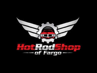 Hot Rod Shop of Fargo logo design by usef44