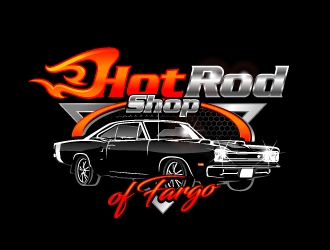Hot Rod Shop of Fargo logo design by aRBy