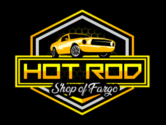 Hot Rod Shop of Fargo logo design by firstmove