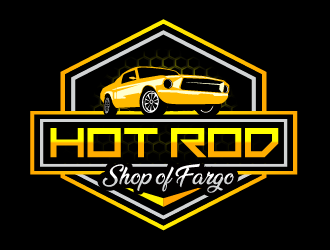 Hot Rod Shop of Fargo logo design by firstmove